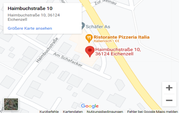 Standort Verlinkung auf Google Maps